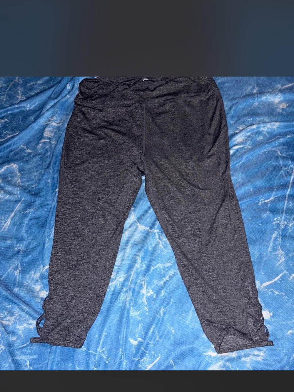 Kids Black Athletic Capri Pants